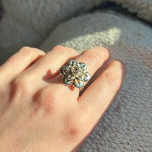 925 Flower Ring